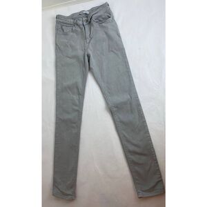 Zara Basic Skinny Jeans Stretch Gray Denim Grunge - Size 4